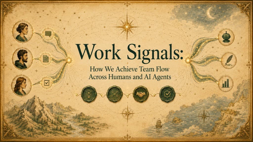 Work Signals: How We Achieve Team Flow Across Humans and AI Agents